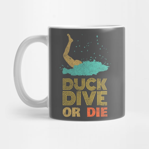 Duck dive or die - Funny surfers leg by SashaShuba